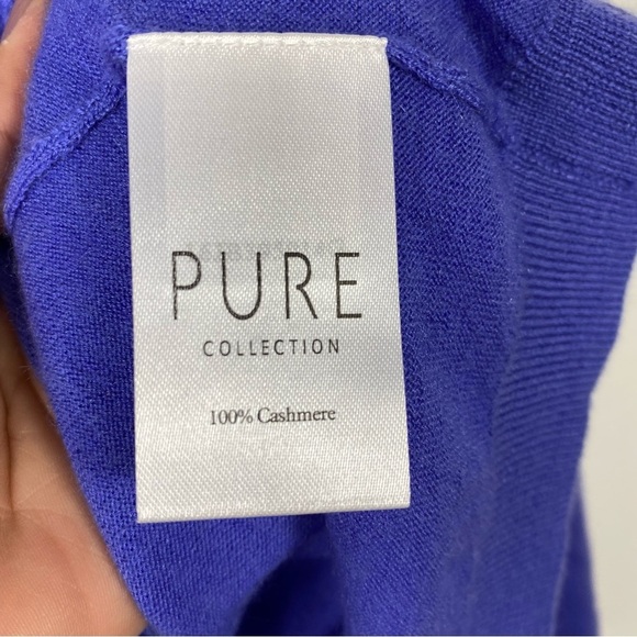 PURE Collection Cashmere Vneck sweater - Picture 4 of 7